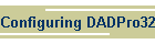 Configuring DADPro32